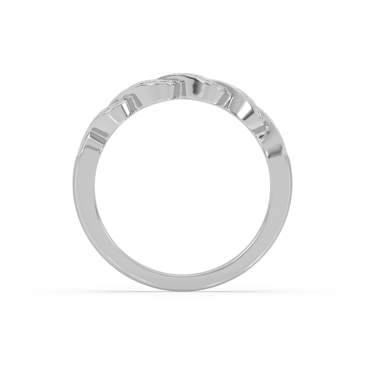 Lab Diamond Infinity Ring