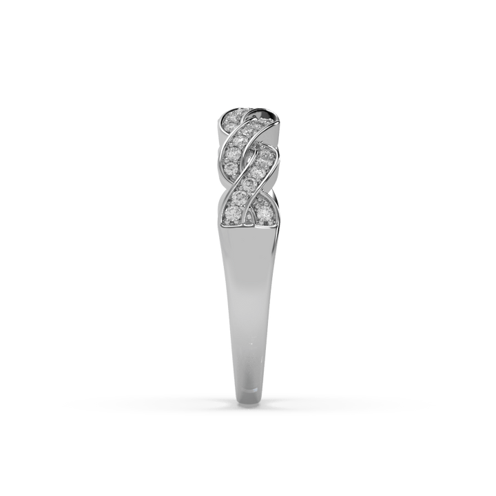 Lab Diamond Infinity Ring