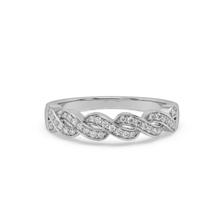Lab Diamond Infinity Ring
