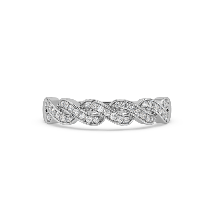 Lab Diamond Infinity Ring