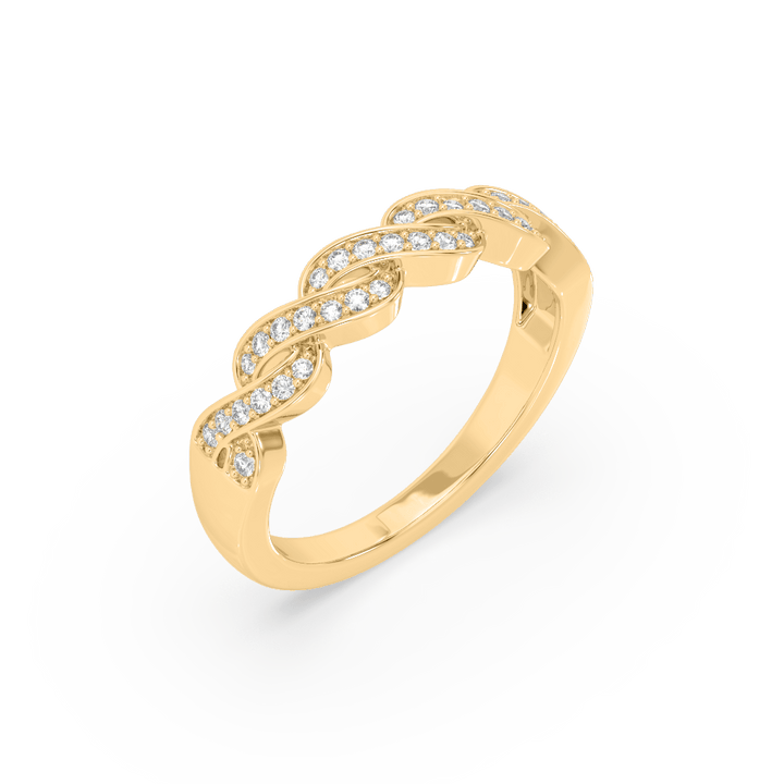 Lab Diamond Infinity Ring