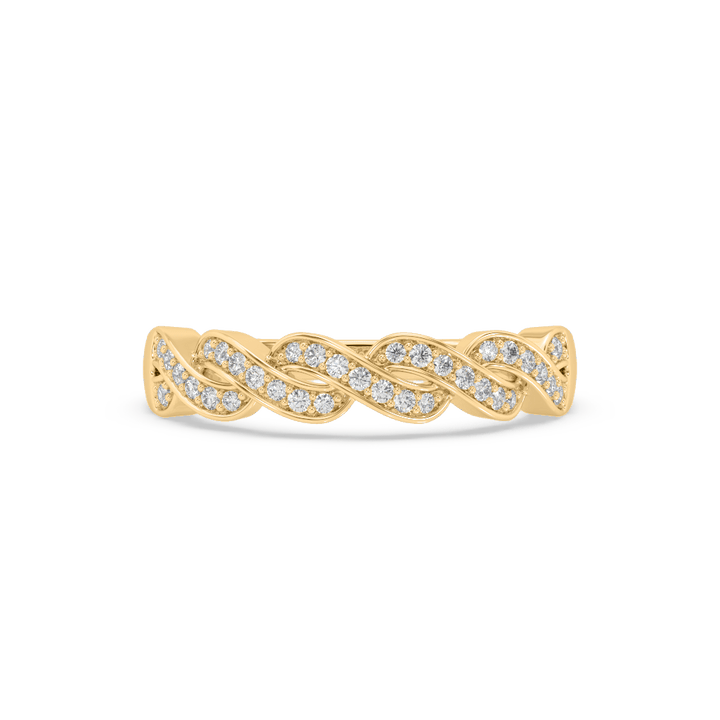 Lab Diamond Infinity Ring