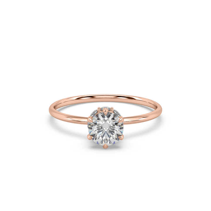 Queen Elizatbeth 0.75 Carat Lab Diamond Solitaire ring