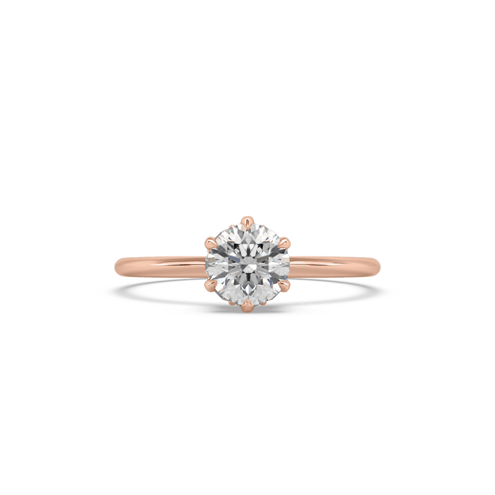 Queen Elizatbeth 0.75 Carat Lab Diamond Solitaire ring