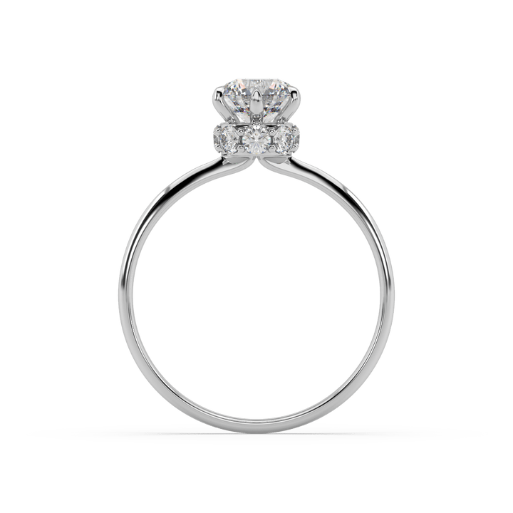 Queen Elizatbeth 0.75 Carat Lab Diamond Solitaire ring