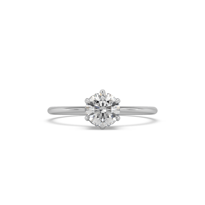 Queen Elizatbeth 0.75 Carat Lab Diamond Solitaire ring