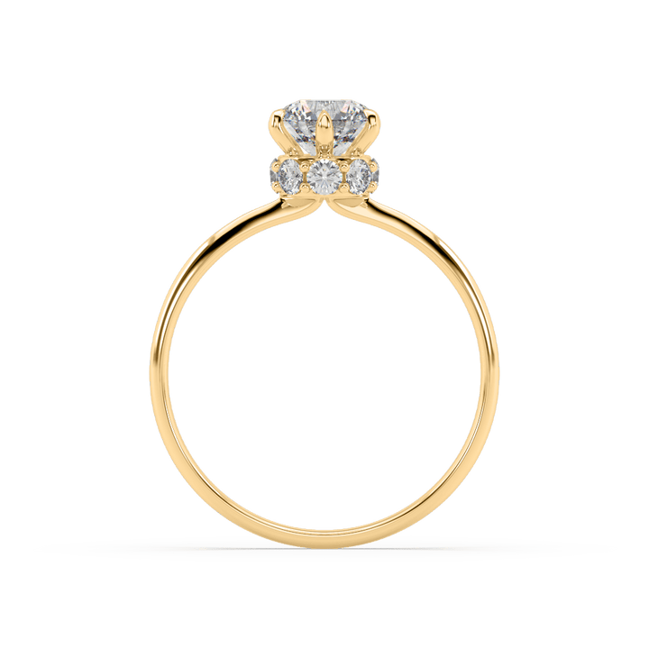 Queen Elizatbeth 0.75 Carat Lab Diamond Solitaire ring