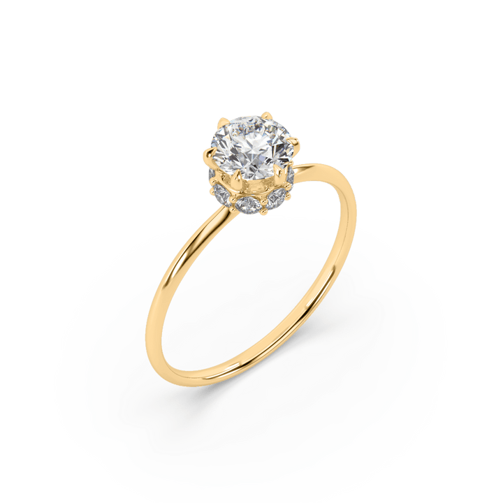 Queen Elizatbeth 0.75 Carat Lab Diamond Solitaire ring