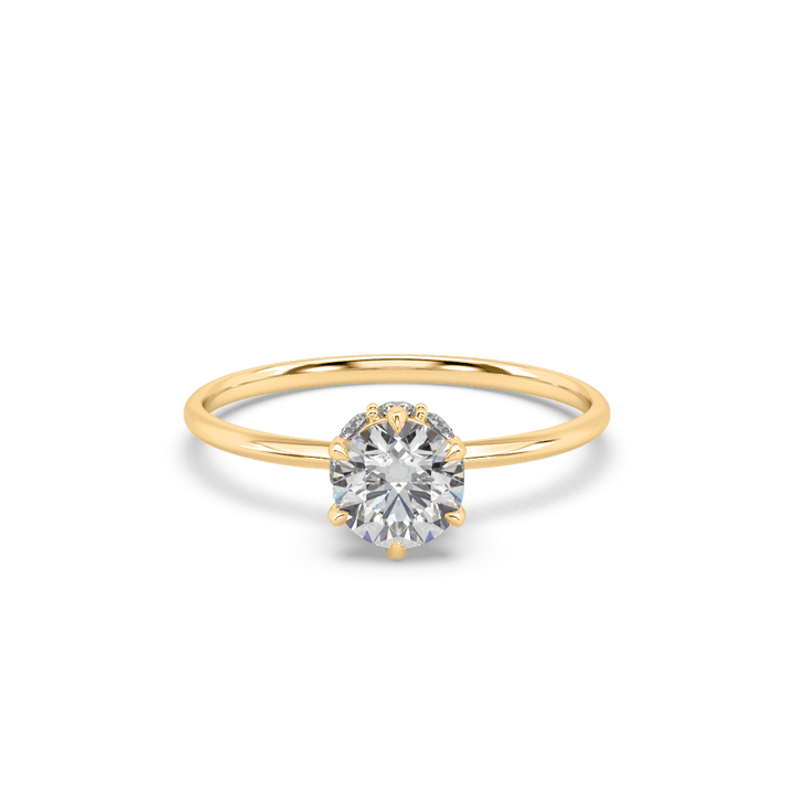 Queen Elizatbeth 0.75 Carat Lab Diamond Solitaire ring