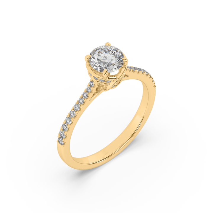 Timeless Embrace 0.75 Carat Lab Diamond Solitaire Ring