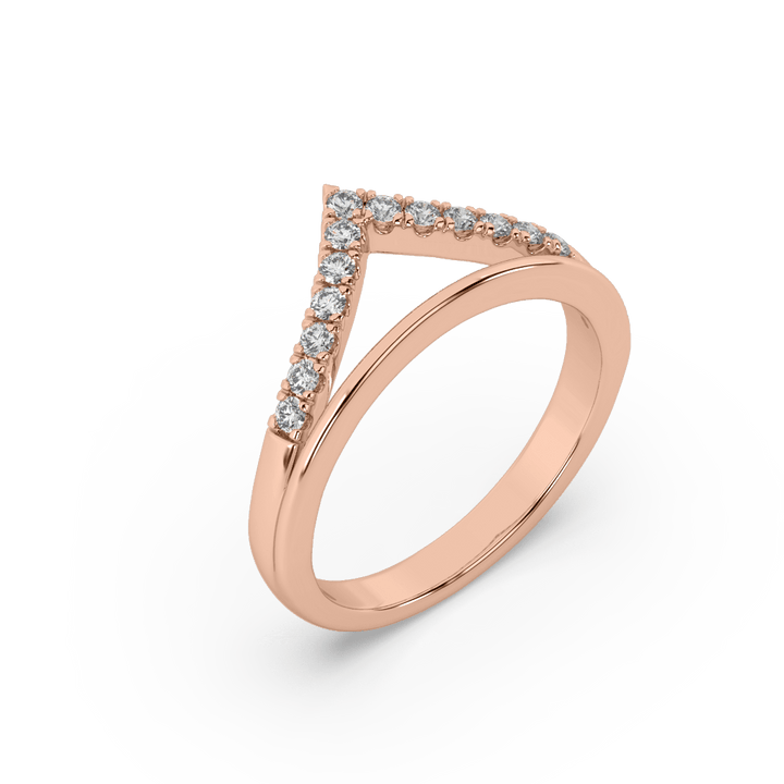 Lab Diamond Zen Stackable Cocktail Ring