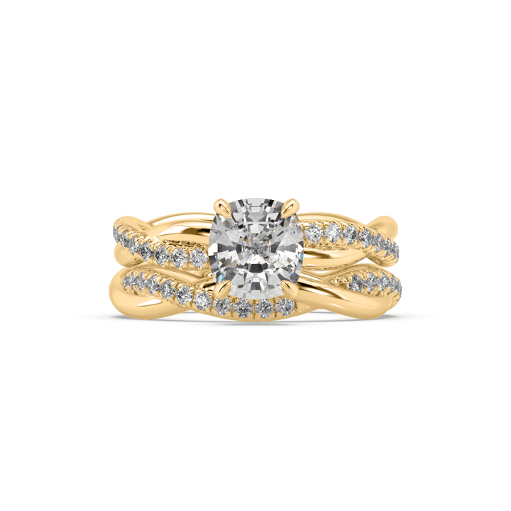 Twist Amor Lab Diamond 0.6 Ct Eternity Solitaire Ring