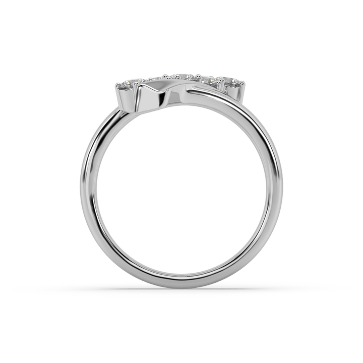 Riven Shank Lab Diamond Ring