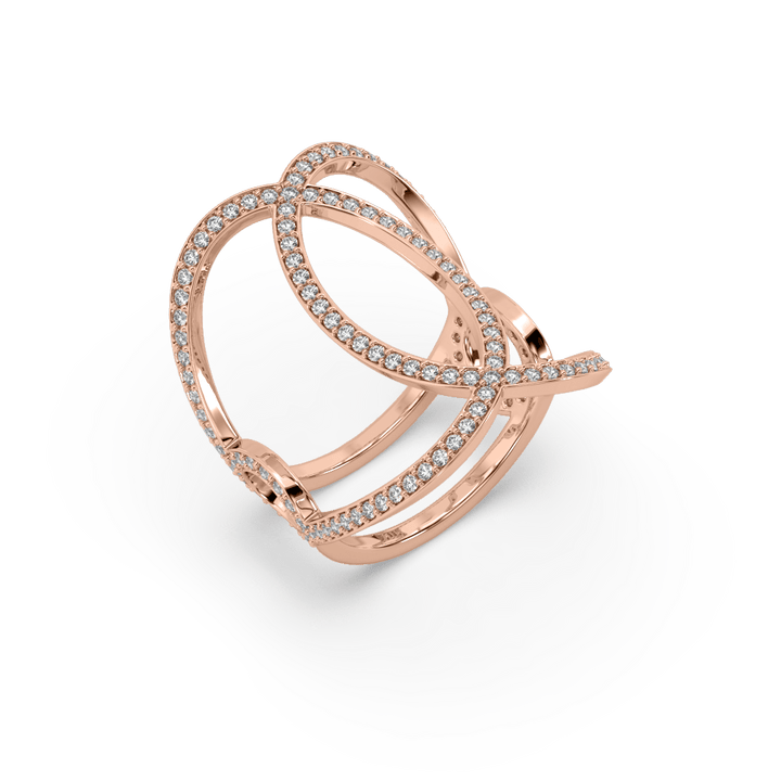 Classic Entwined Lab Diamond Ring