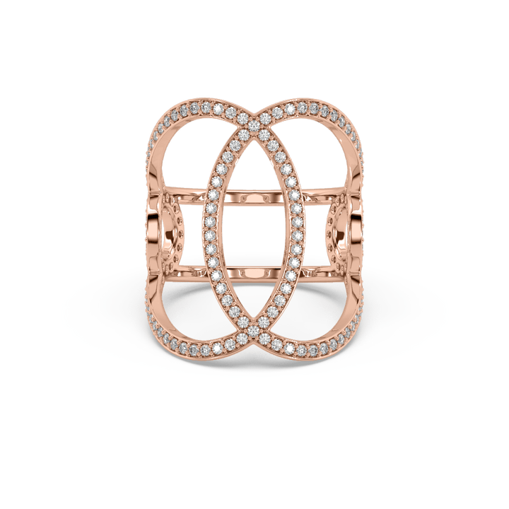 Classic Entwined Lab Diamond Ring