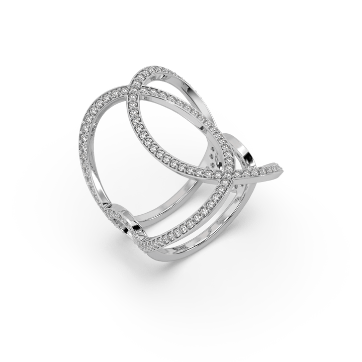 Classic Entwined Lab Diamond Ring