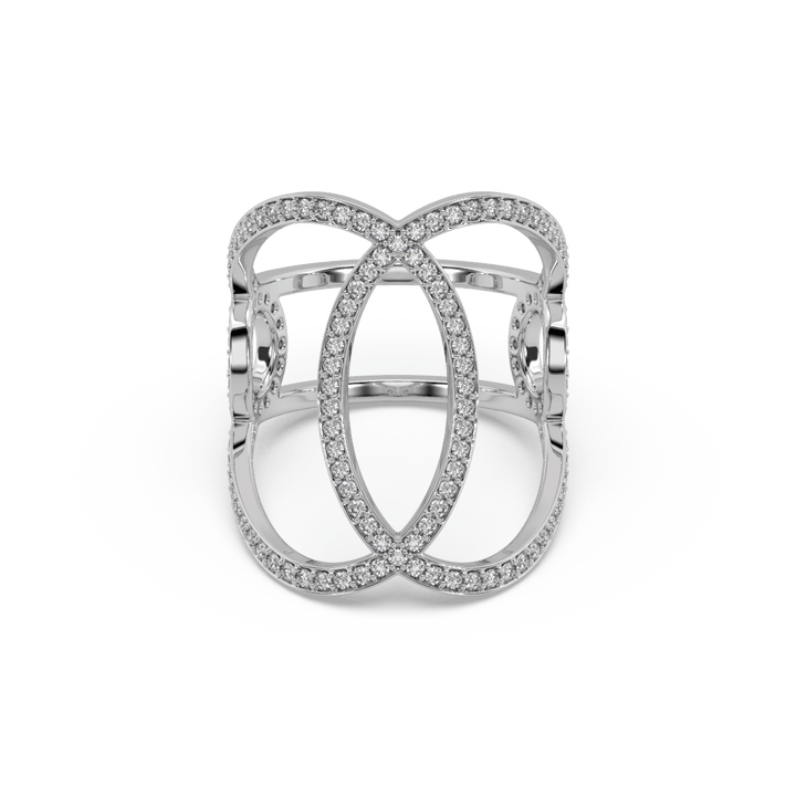 Classic Entwined Lab Diamond Ring