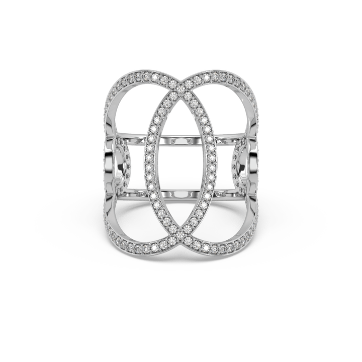 Classic Entwined Lab Diamond Ring