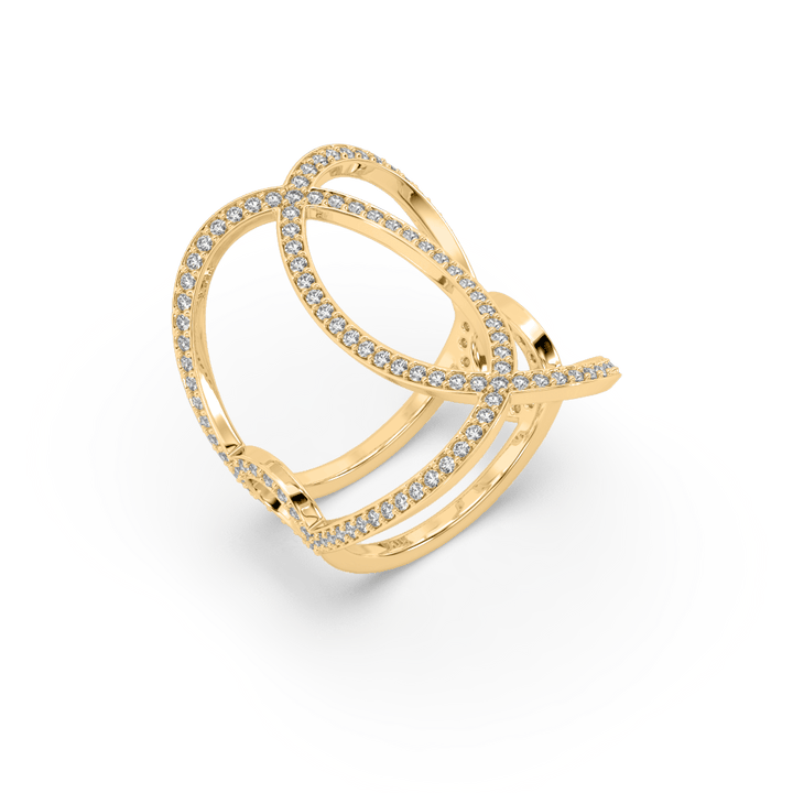 Classic Entwined Lab Diamond Ring