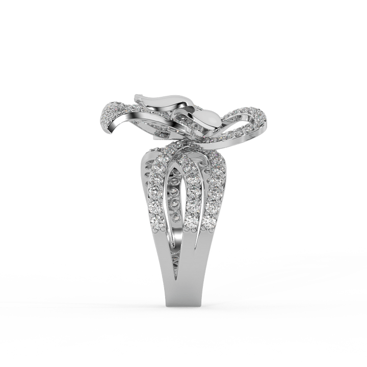 Asthetic Beautiful Butterfly Lab Diamond Ring