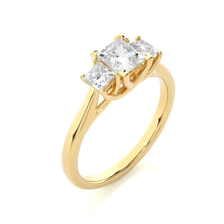 Lab Diamond Harmony Princess Solitaire Ring