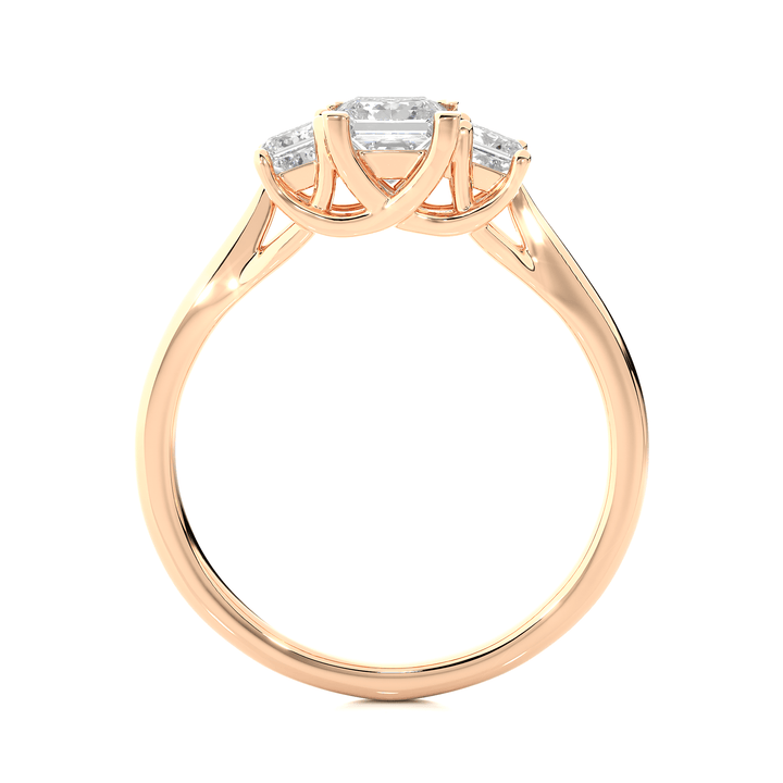 Lab Diamond Harmony Princess Solitaire Ring