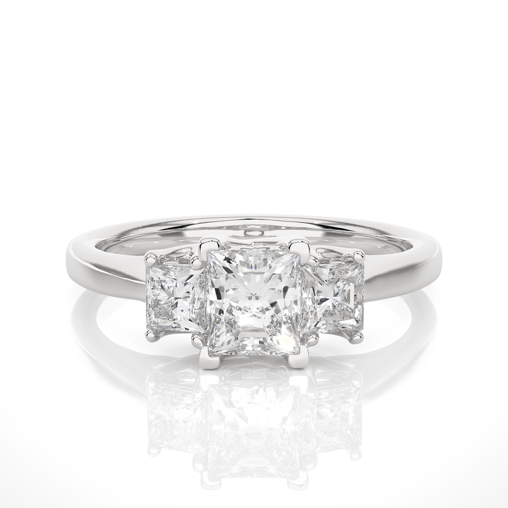 Lab Diamond Harmony Princess Solitaire Ring