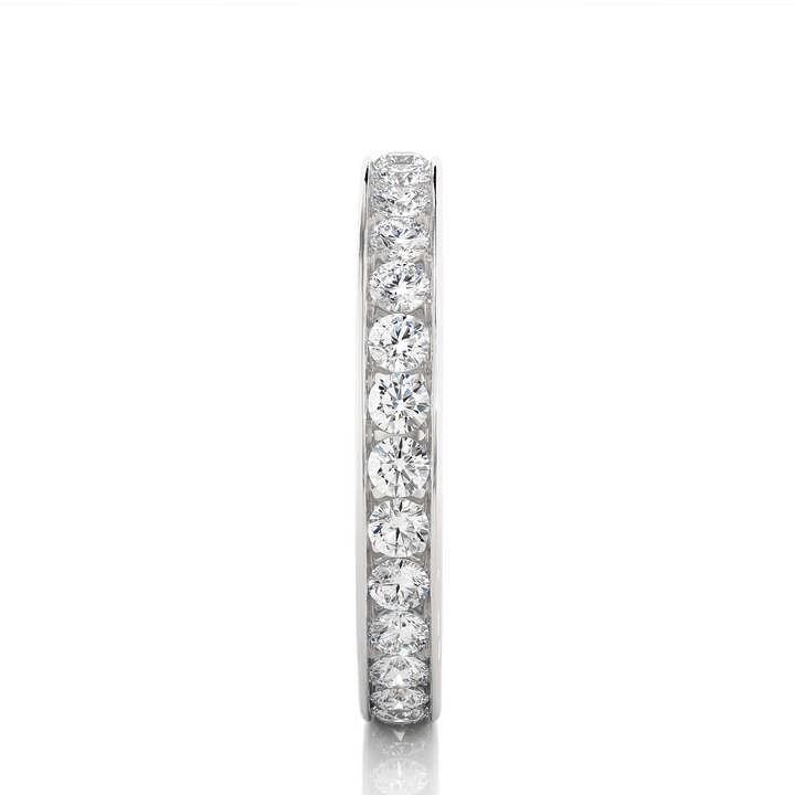 Lab Diamond Flat Band Eternity Ring