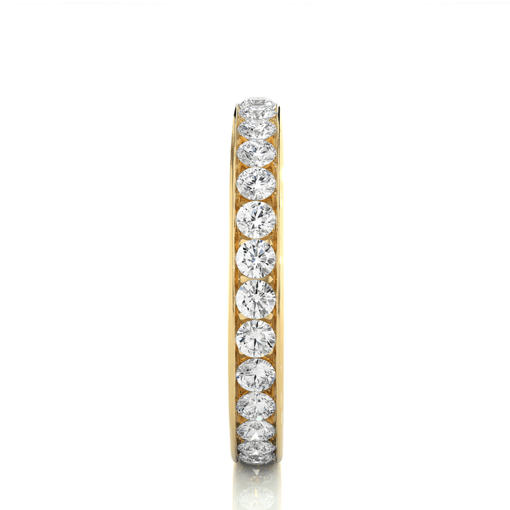 Lab Diamond Flat Band Eternity Ring